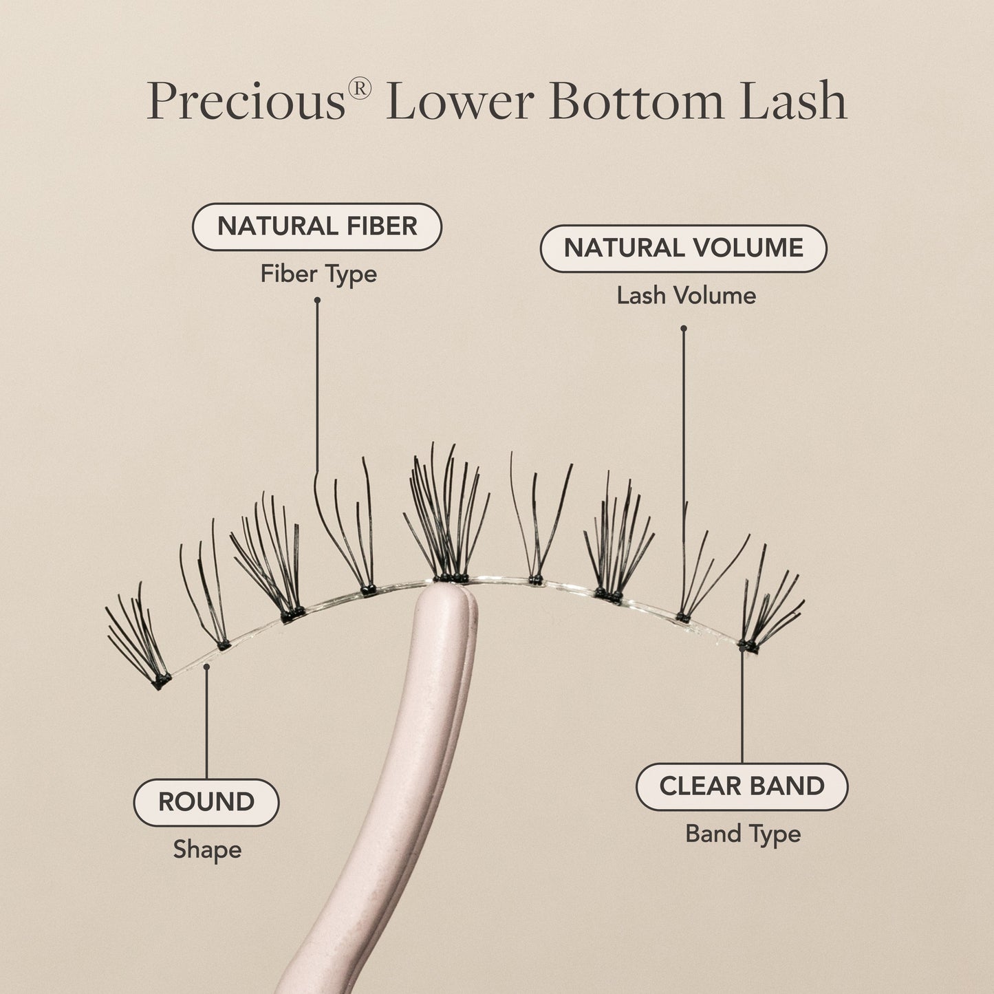 Precious® Lower/Bottom Lashes