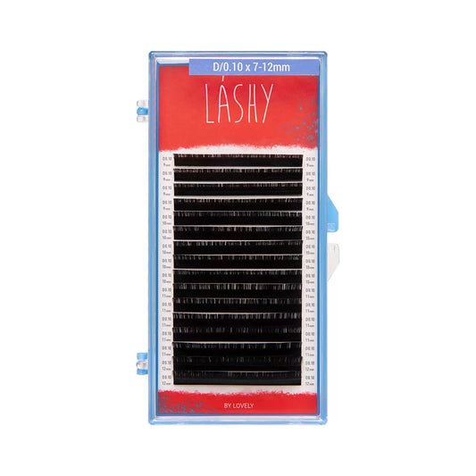Lashy Red Eyelash Extensions | 16 Lines | MIX | Black | C C+ CC D L M Curl | 0.07 & 0.10 | 4–15mm