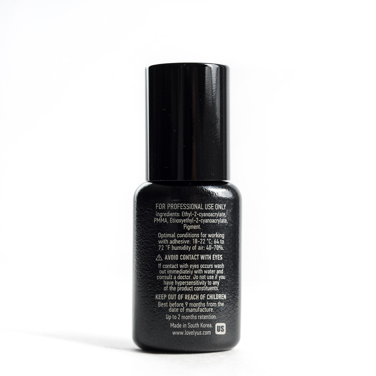 Elite Eyelash Extension Glue – 0.5-Second Dry, 8-Week Hold, 5 ml