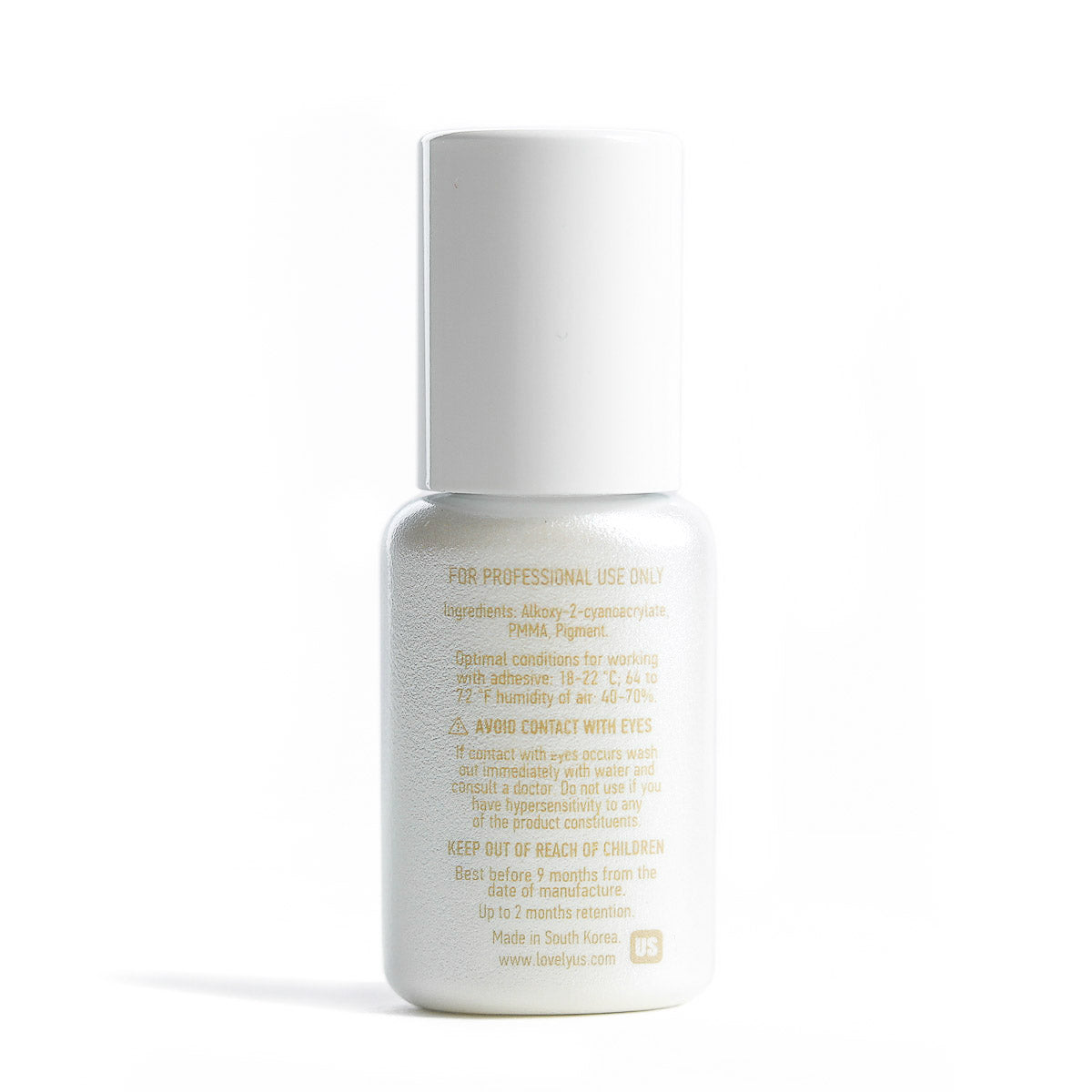 Pure Eyelash Extension Glue For Sensitive Eyes – Hypoallergenic, 4-5 Second Dry, 5 ml