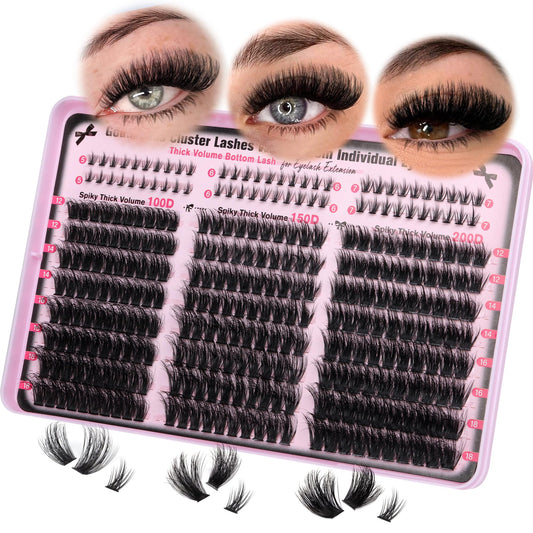 Manga Pre-Mapped Volume Wispy Spike Lash Clusters