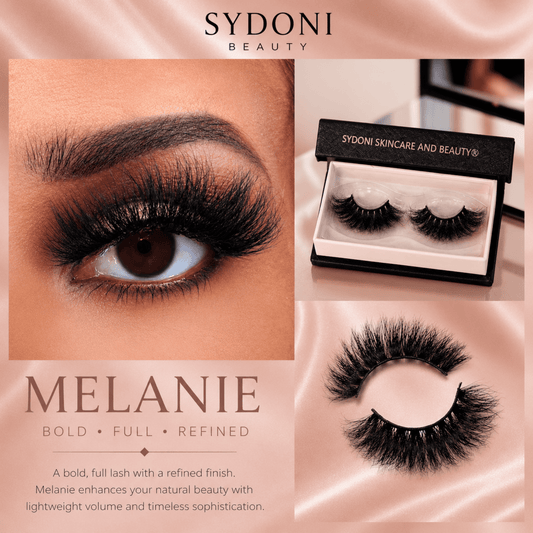 "MELANIE" LUXURY MINK LASHES - Bold, Full, Refined