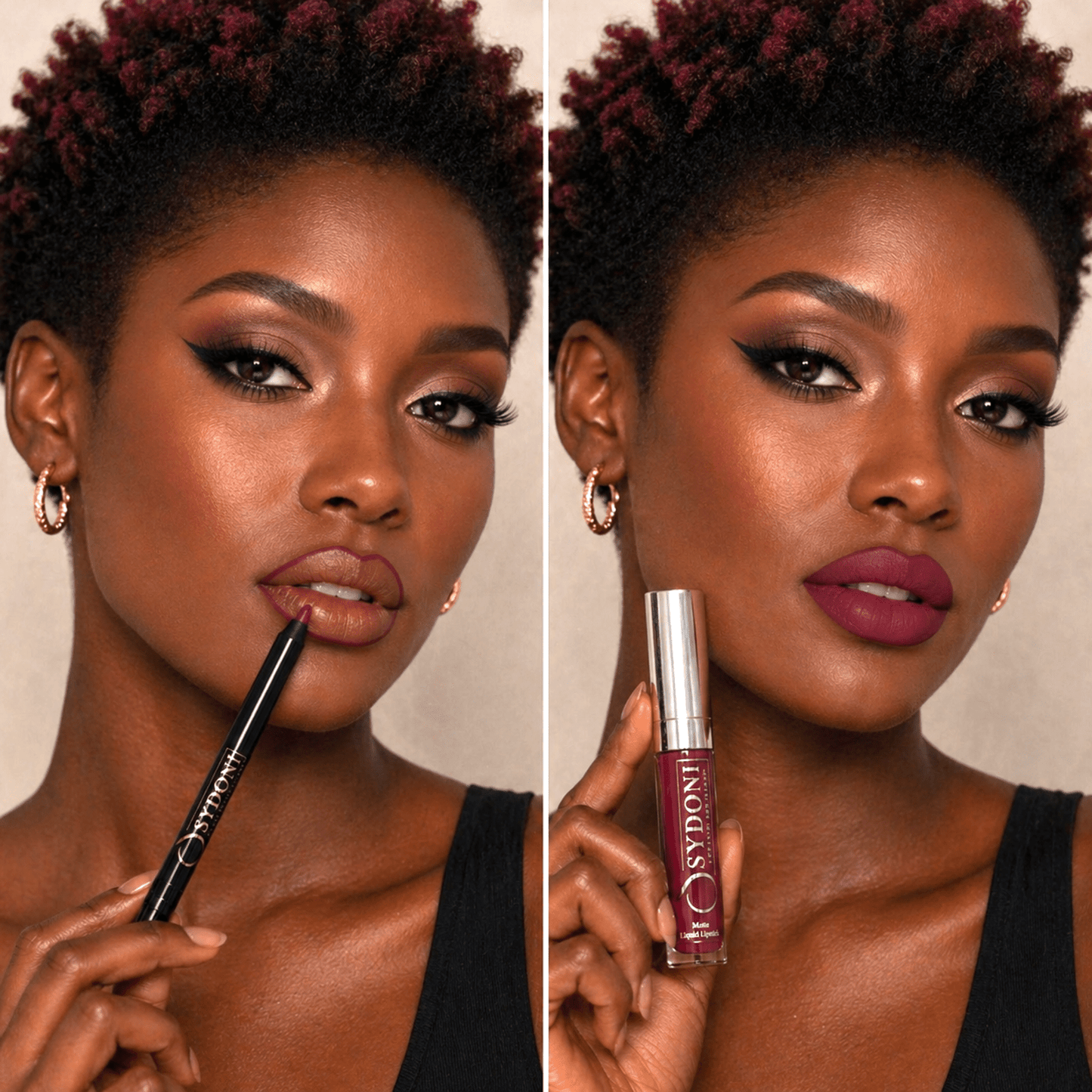 MERLOT MATTE LIP DUO – Merlot Matte Liquid Lipstick with Berry Lip Pencil