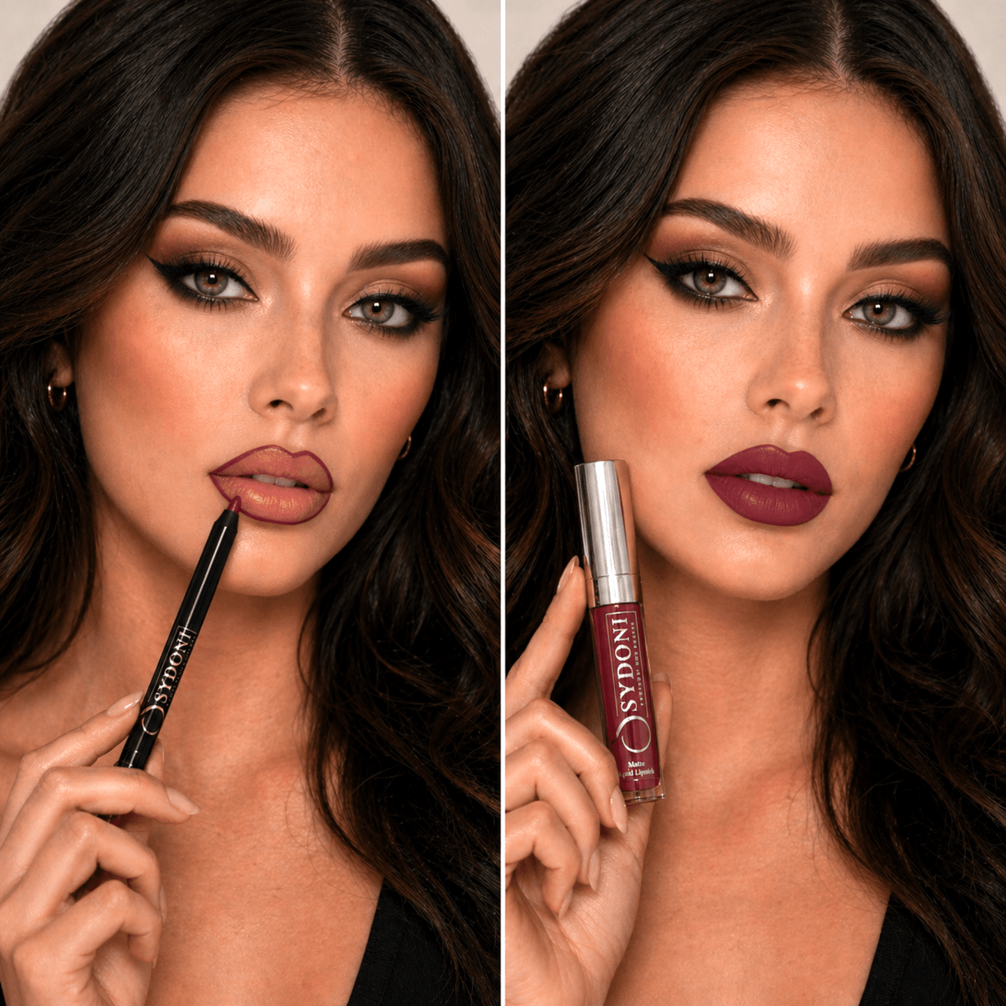 MERLOT MATTE LIP DUO – Merlot Matte Liquid Lipstick with Berry Lip Pencil