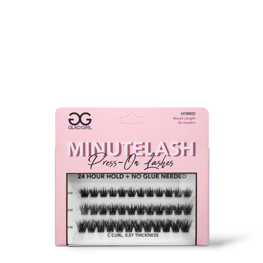 MinuteLash Press-On Lashes - 36 Pre-Glued Clusters