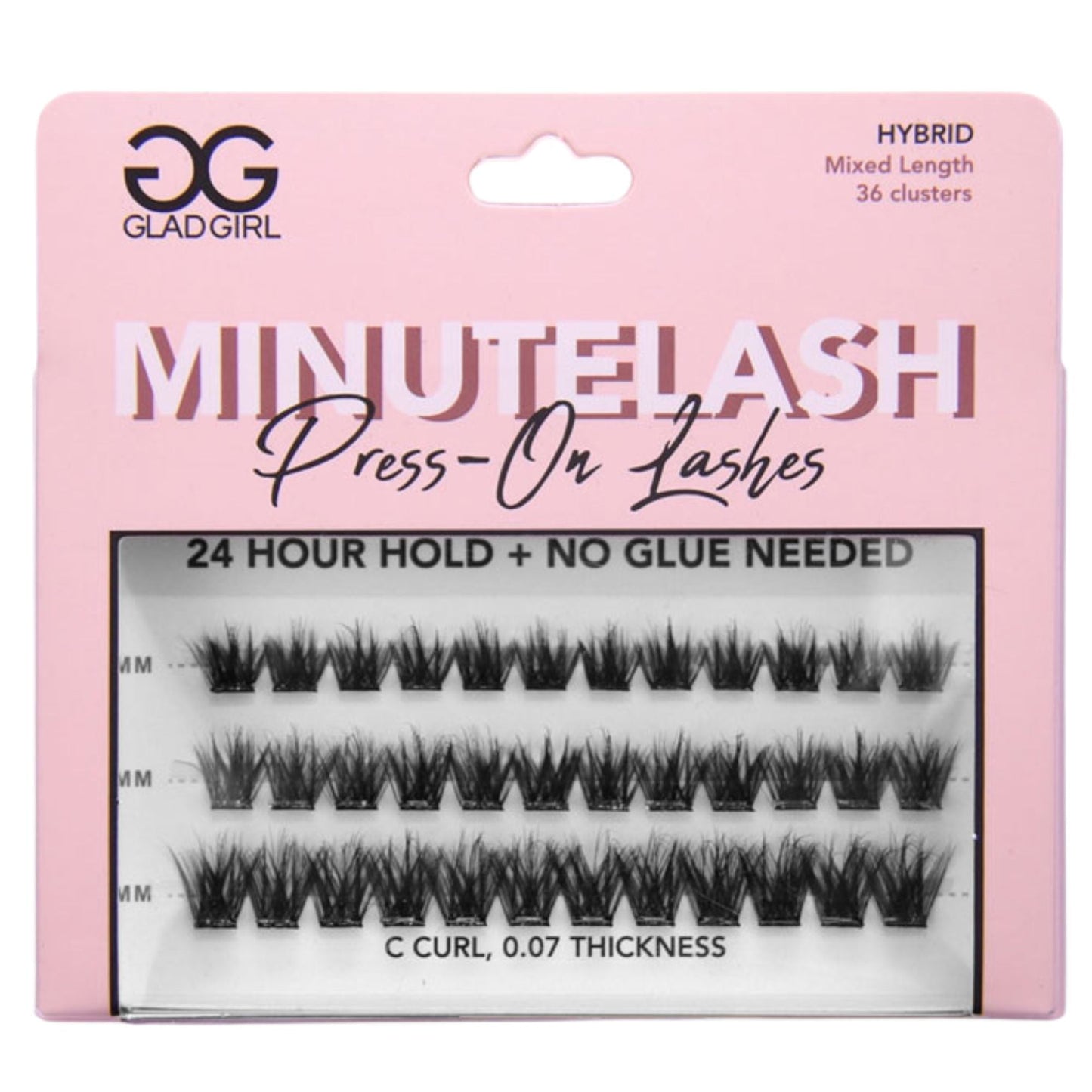 MinuteLash Press-On Lashes - 36 Pre-Glued Clusters