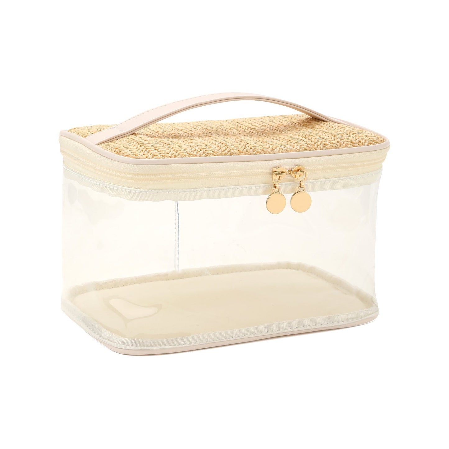 PVC Straw Makeup Bag