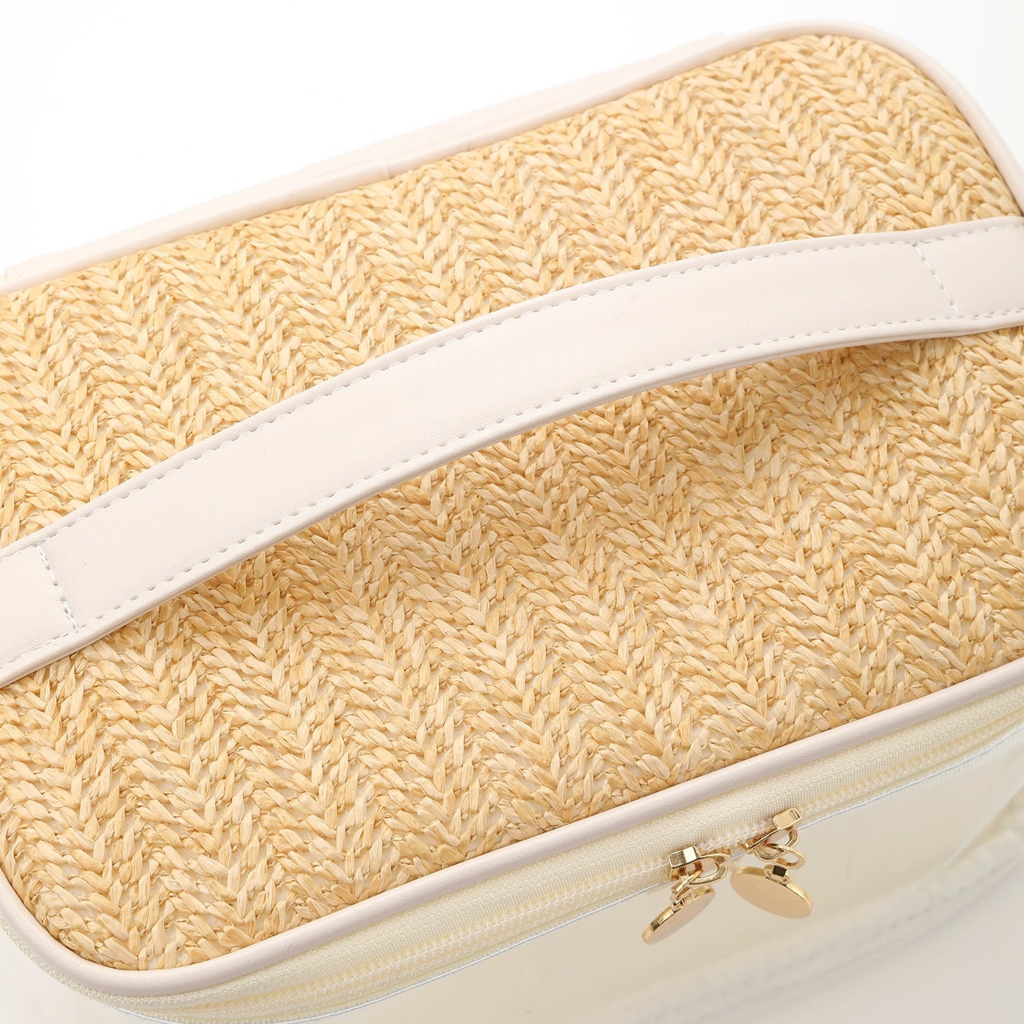 PVC Straw Makeup Bag