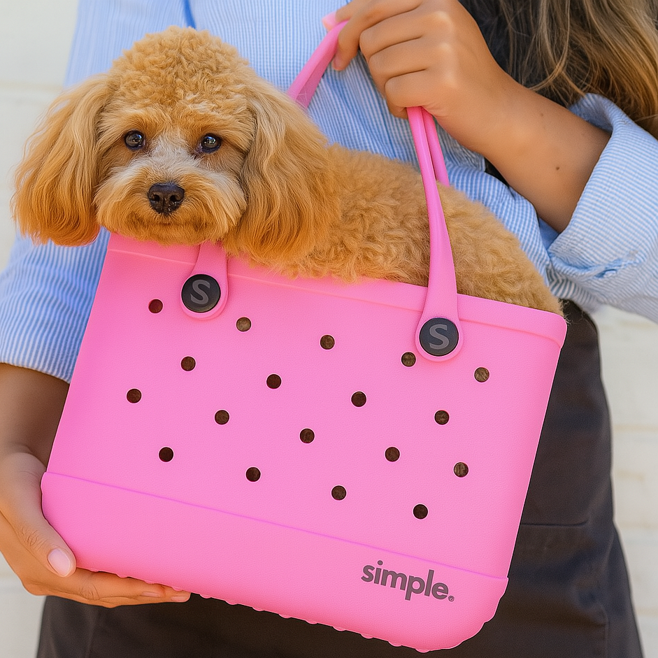 Everyday Small EVA Tote – Haute Pink