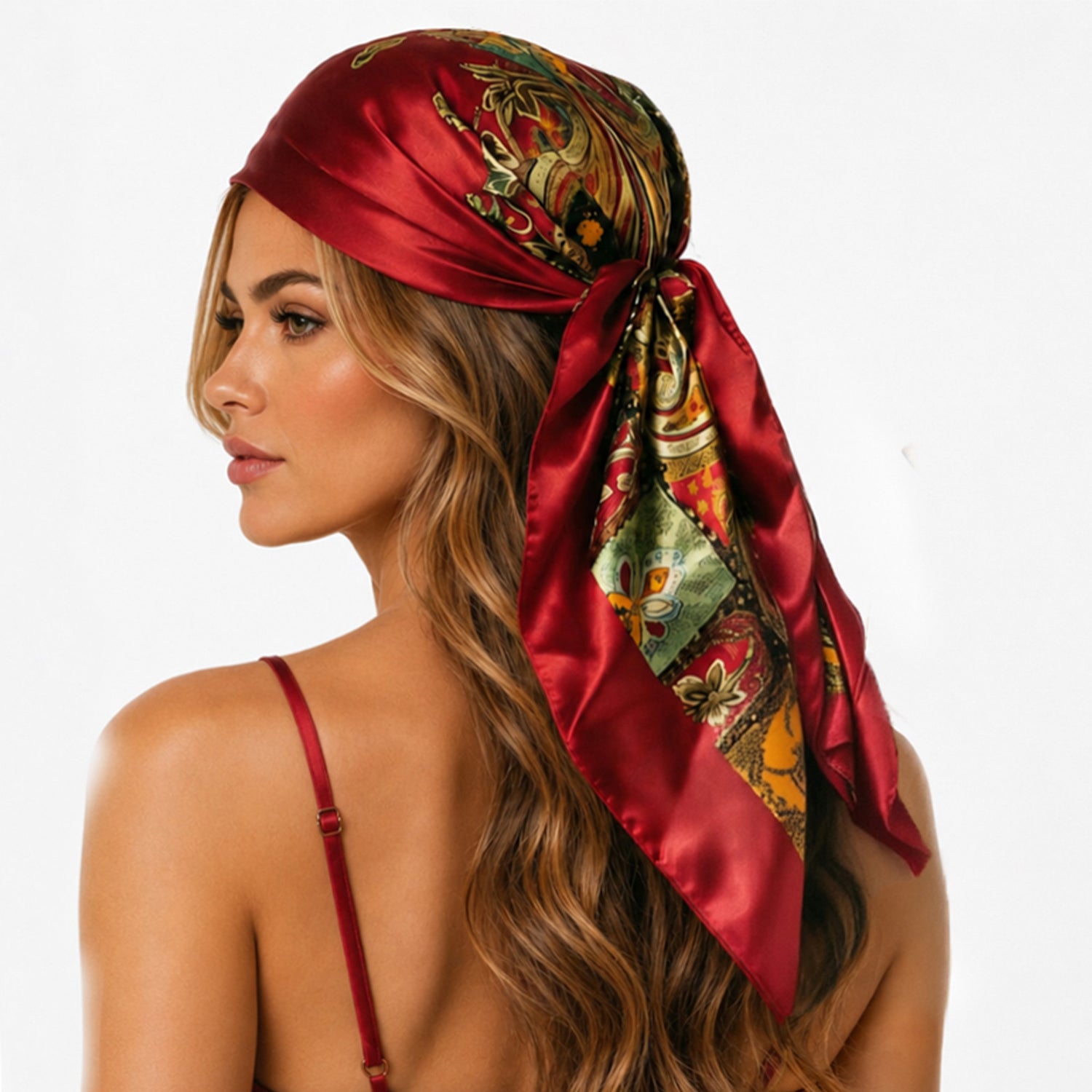 Paisley Pattern Head Scarf