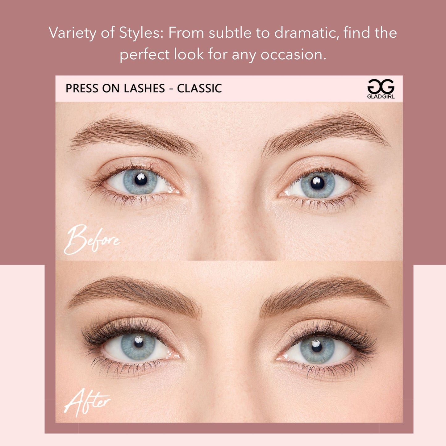 MinuteLash Press-On Lashes - 36 Pre-Glued Clusters