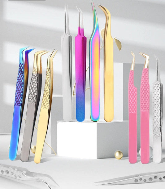 Professional Eyelash Extension Tweezers
