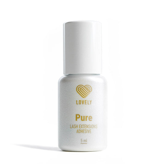 Pure Eyelash Extension Glue For Sensitive Eyes – Hypoallergenic, 4-5 Second Dry, 5 ml