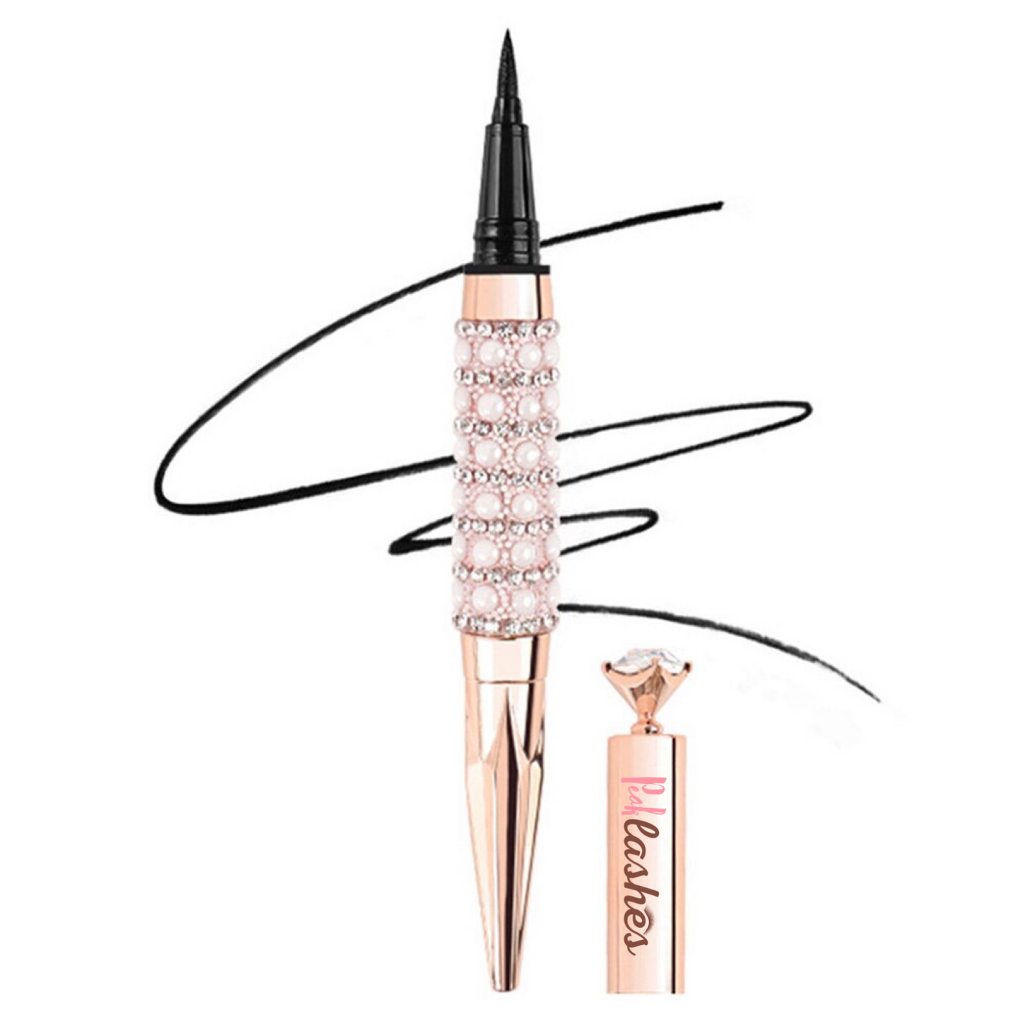  Rose Gold Diamond Pearl Eyeliner Pen 