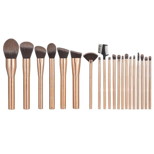 Rose Gold Makeup Brush Set