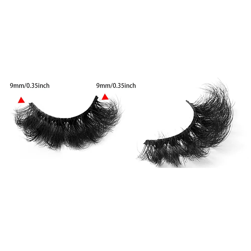 5 Pairs of Fluffy 3D Lashes for Dramatic Volume