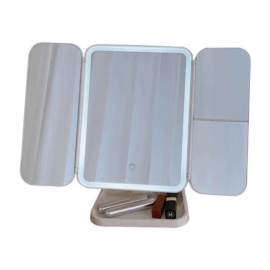 Professional Trifold LED Makeup Mirror