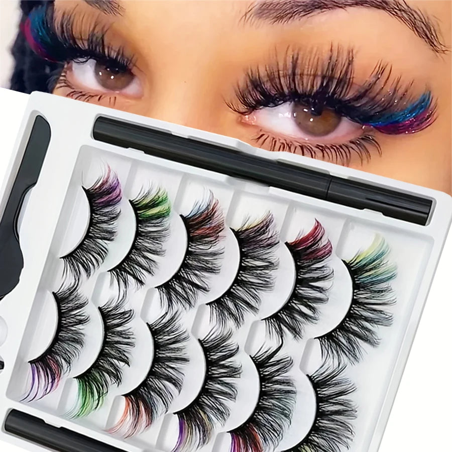 Magic Eyeliner and Color Eyelash Set