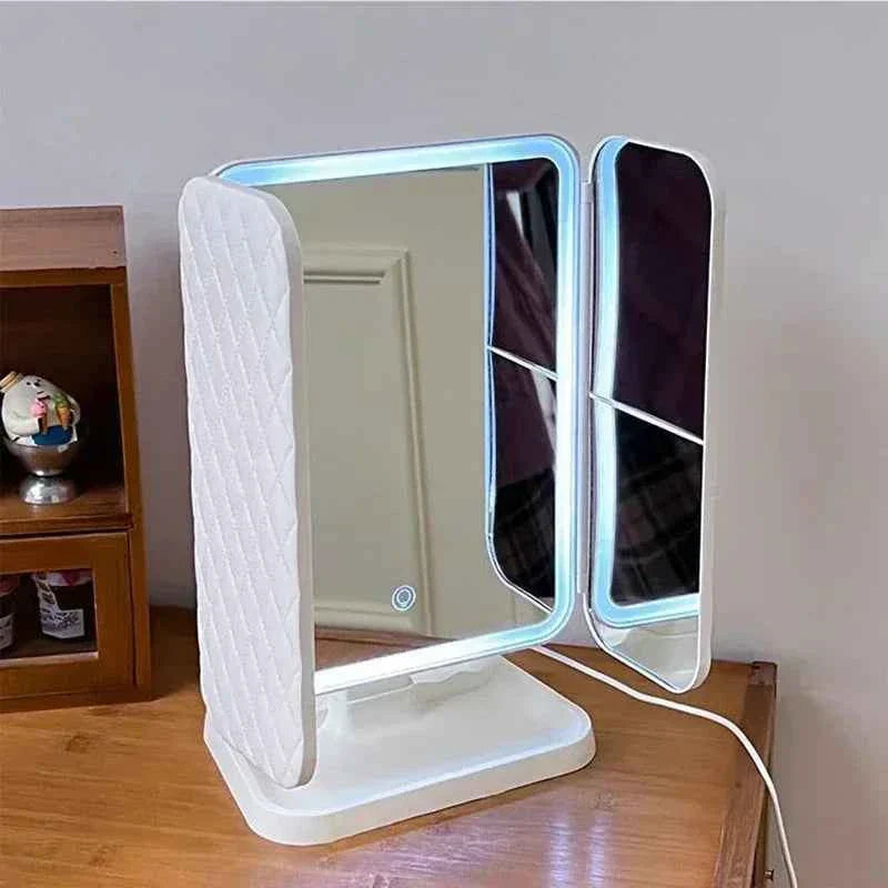 Professional Trifold LED Makeup Mirror