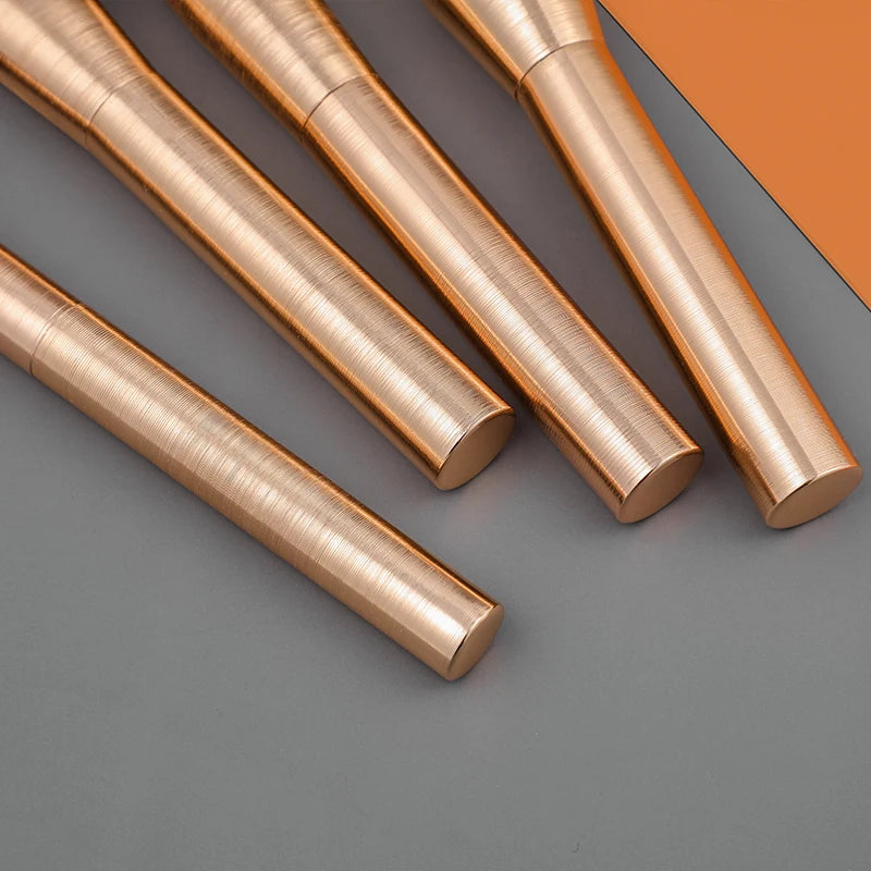 Rose Gold Makeup Brush Set