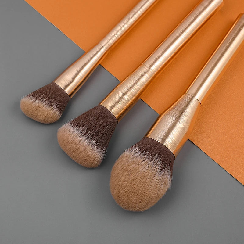 Rose Gold Makeup Brush Set
