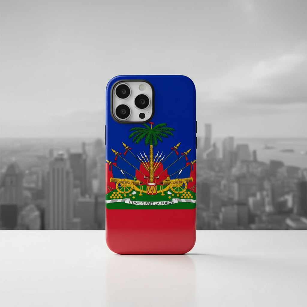 Haitian Flag Design iPhone Cover