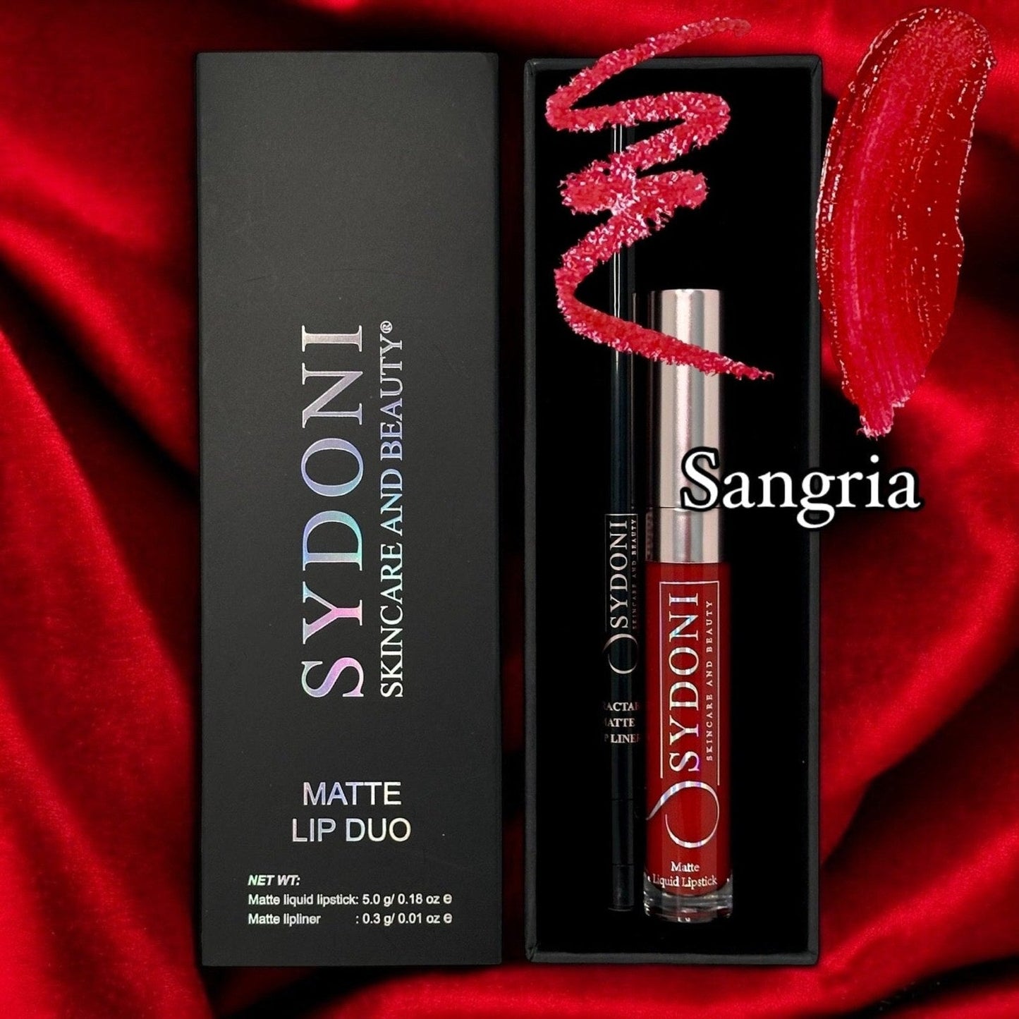 SYDONI SANGRIA MATTE LIP DUO