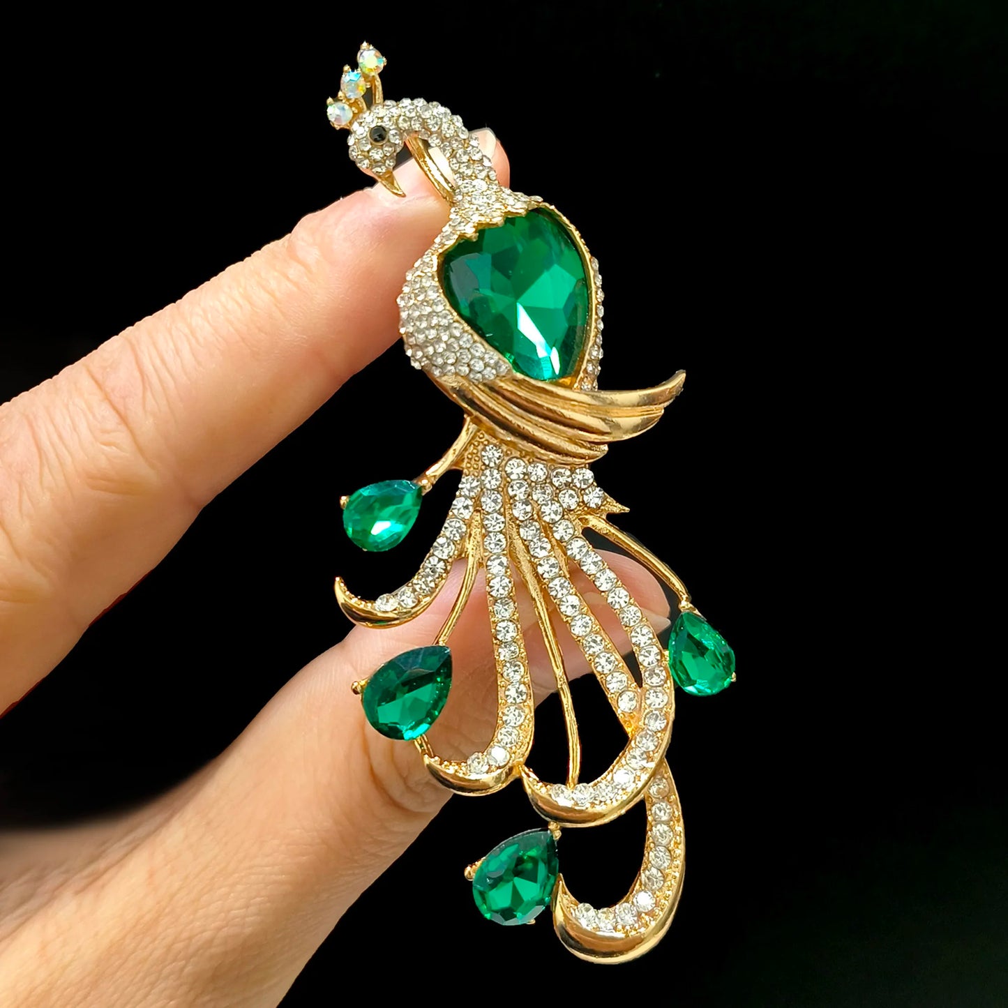 Magnificent Peacock Lapel Pins