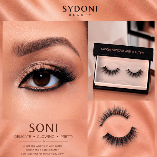 "SONI" LUXURY MINK LASHES - Delicate, Glowing, Pretty