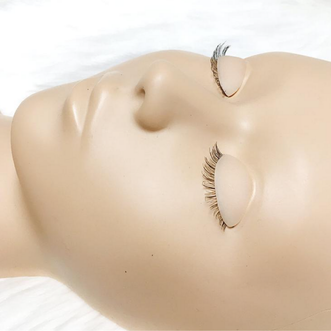 Eyelash Training Mannequin Head (With Realistic Removable Eyelids)