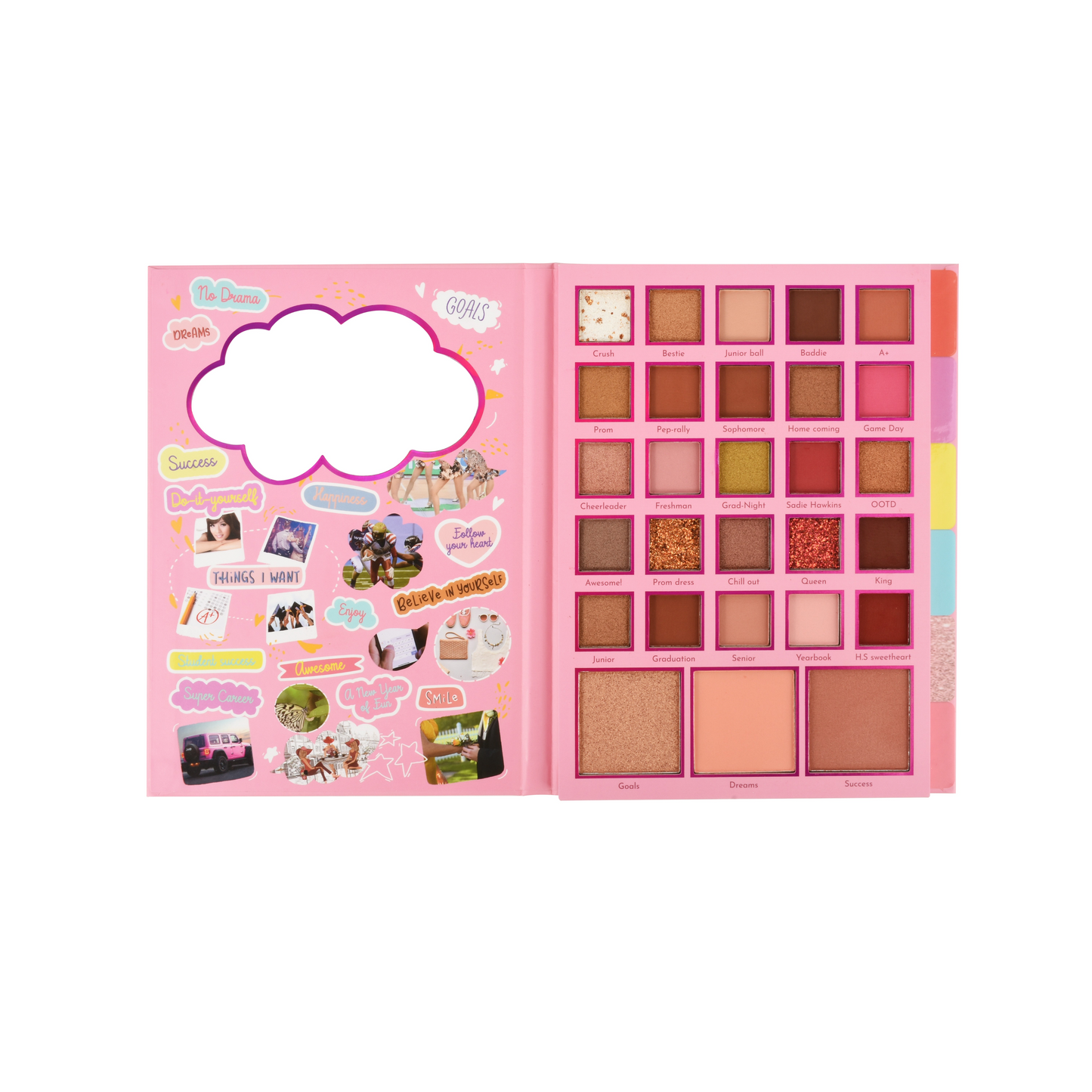 Work Hard Dream Big Never Give Up Palette