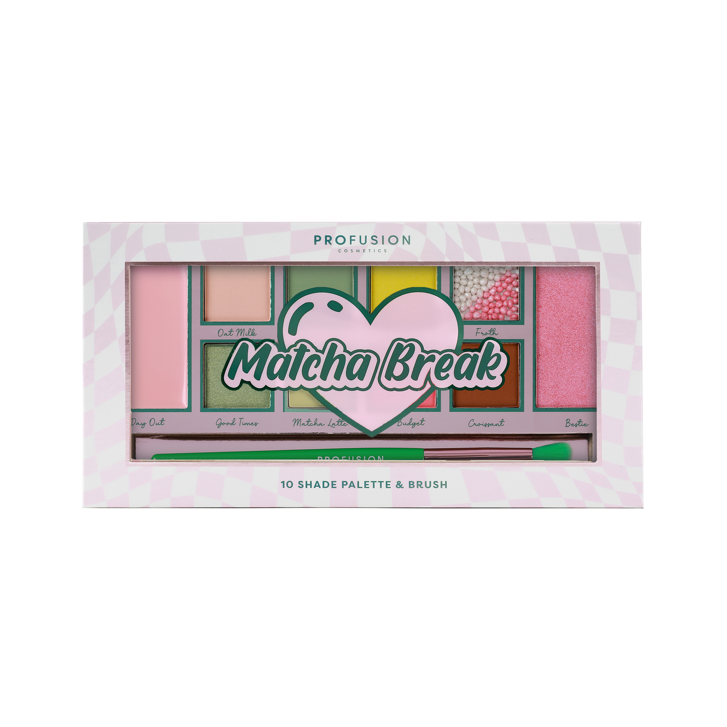 Matcha Break 10-Shade Palette & Brush