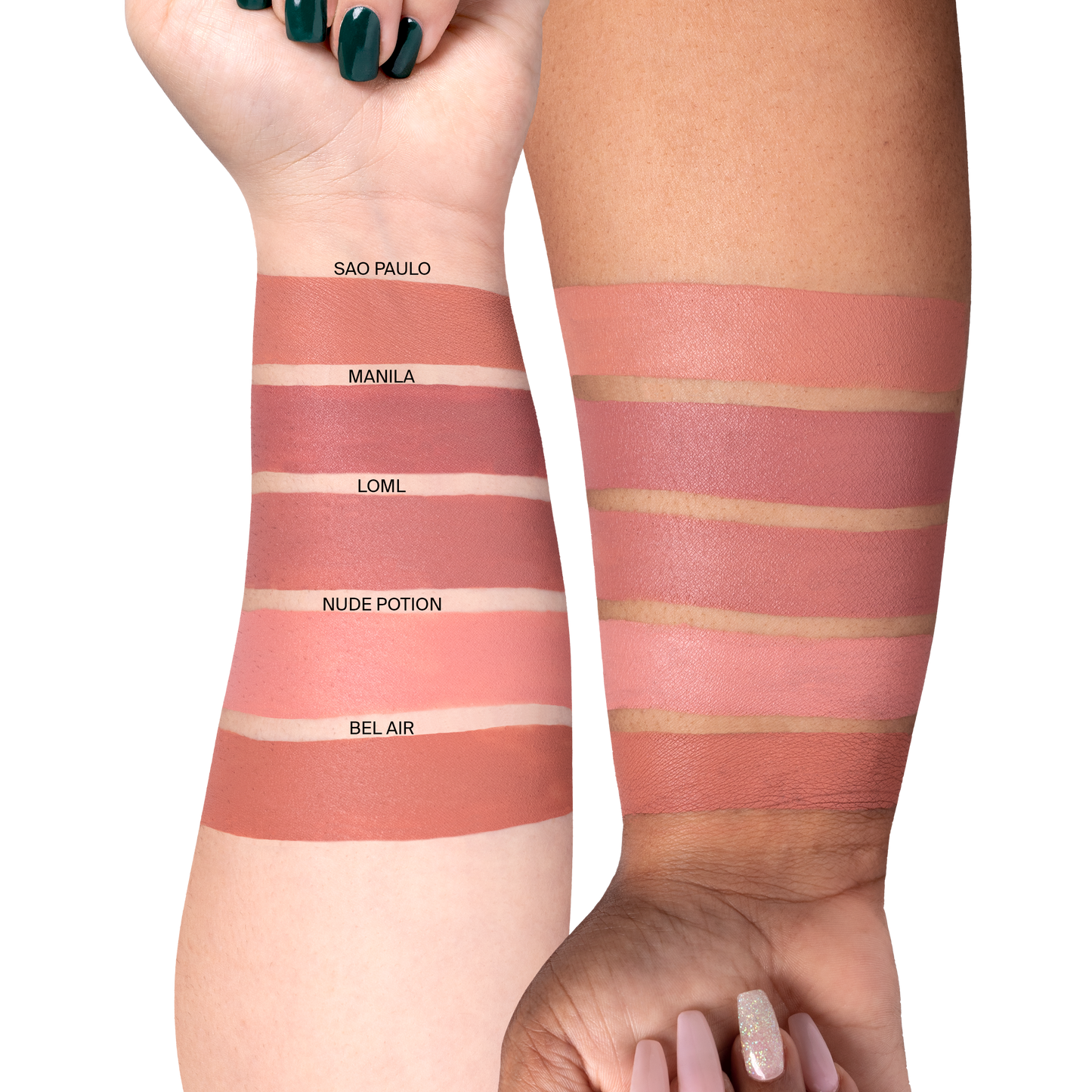 Long Lasting Liquid Lip Set - Everyday Nudes Vol. II