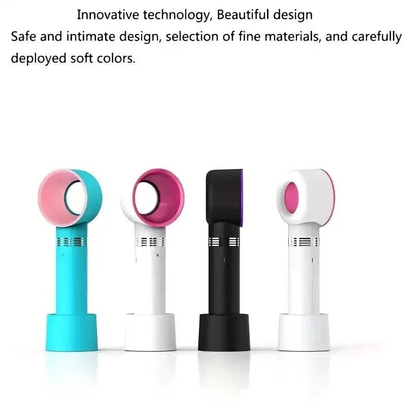 Eyelash Extension Bladeless Handheld Fan