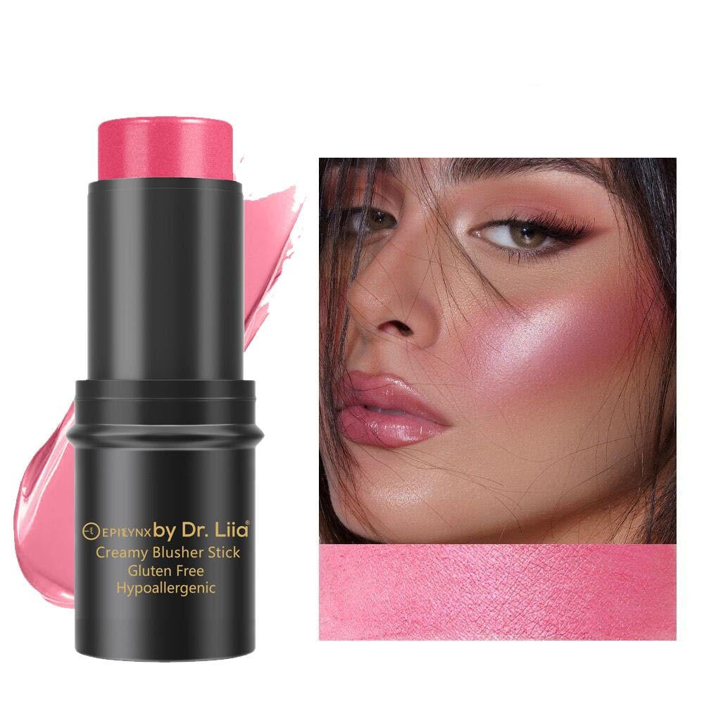 Cream Blush Stick for Cheeks, Lips & Eyes
