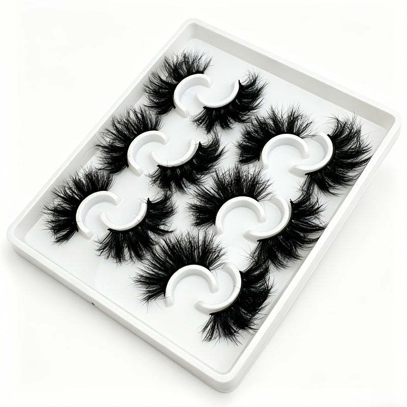 6-Pair Dramatic Fluffy Eyelashes