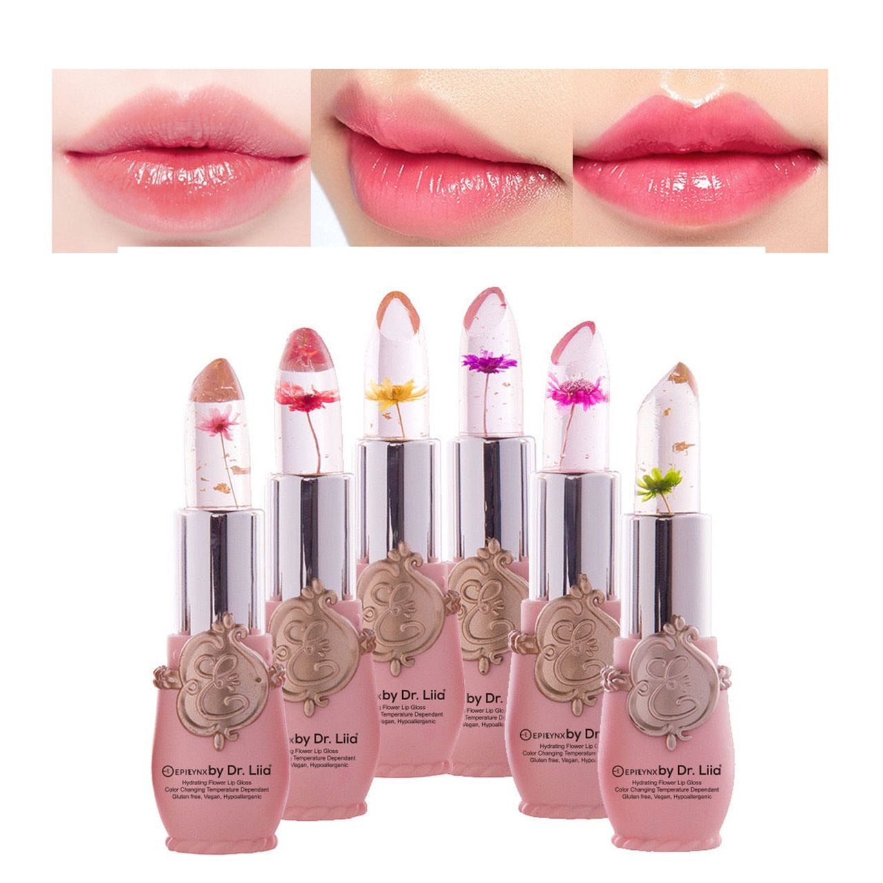 Color-Changing Lip Gloss for Dry Lips