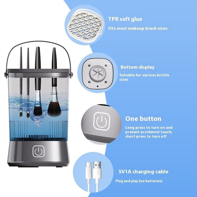 Ultrasonic Deep Cleaning Makeup Brush Cleaner