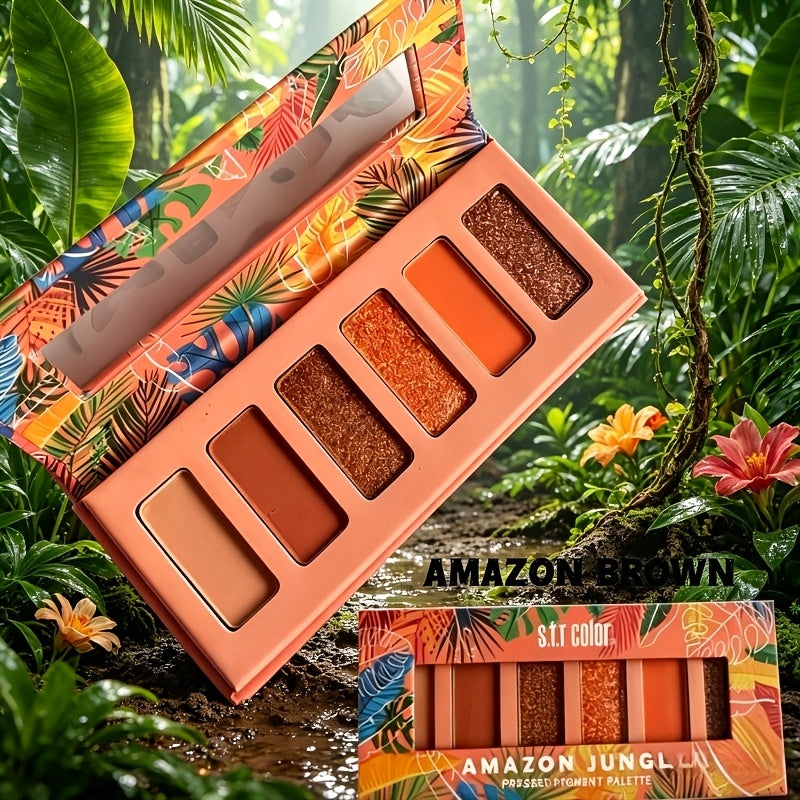 3-Piece Set of Six Popular Colored Eyeshadows