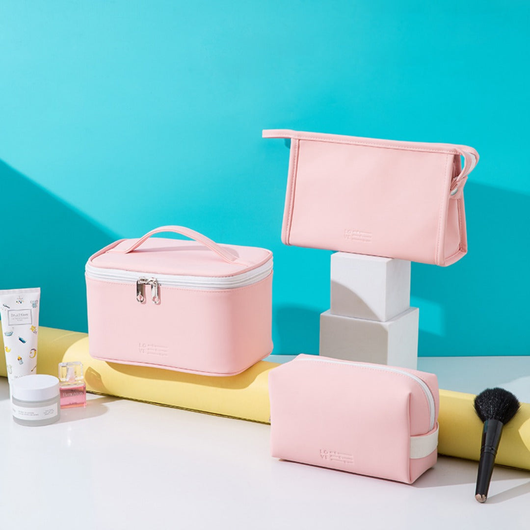 3-Piece Makeup Bag Set