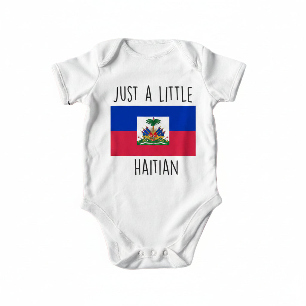 Haitian Flag Baby Bodysuit