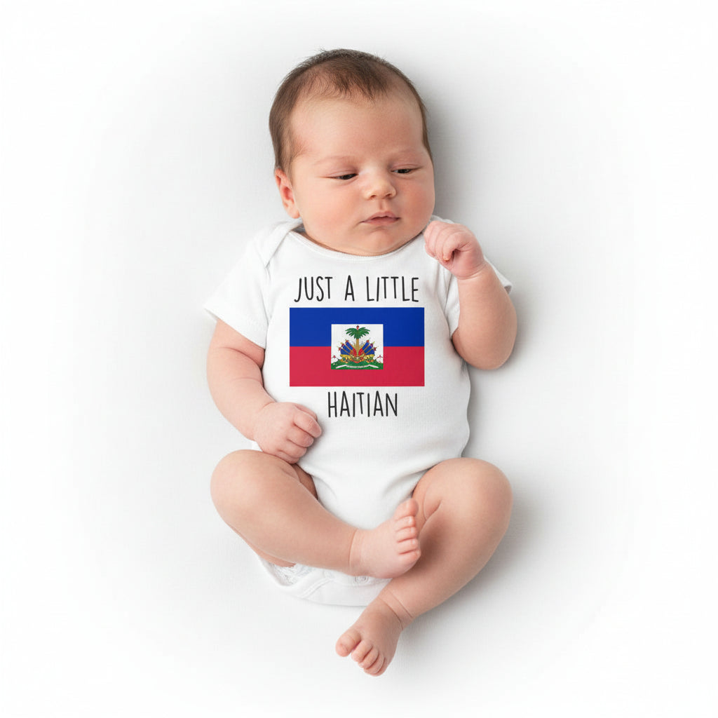 Haitian Flag Baby Bodysuit