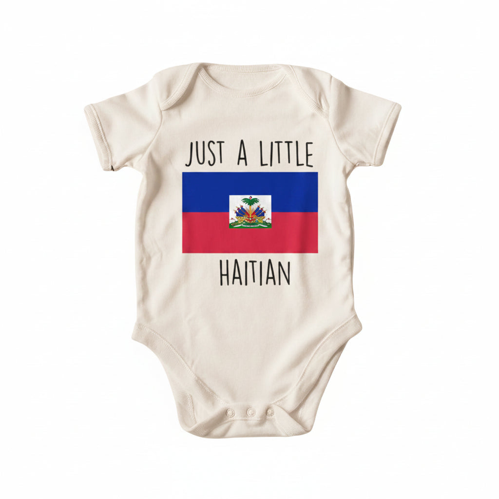 Haitian Flag Baby Bodysuit