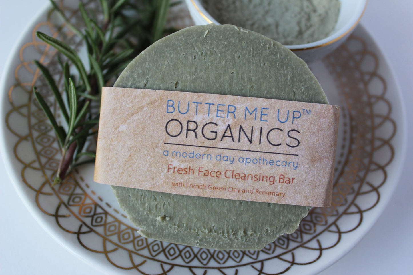Organic French Green Clay Facial Bar