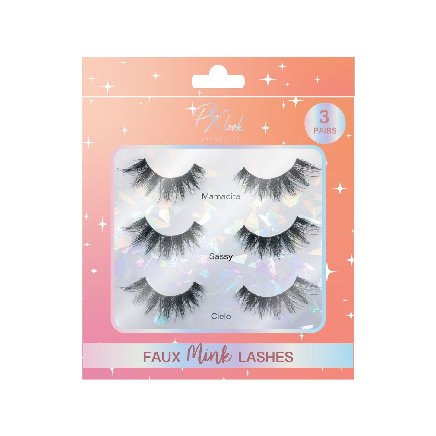 Faux Mink Lashes Eyelashes - 3 Pair