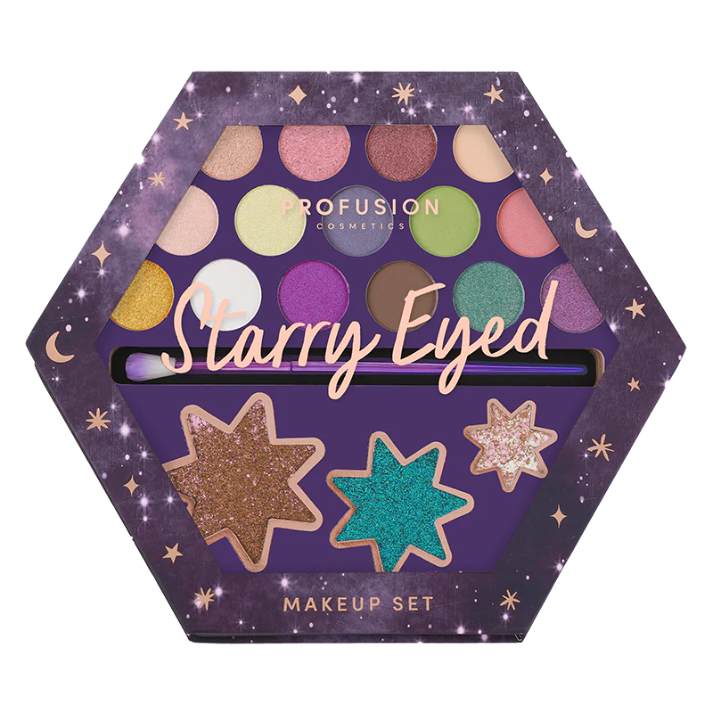 multi-finish 18-shade Starry Eyed Palette