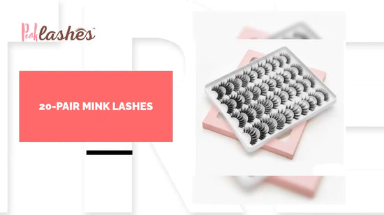 20-Pair Mink Lashes by@Outfy