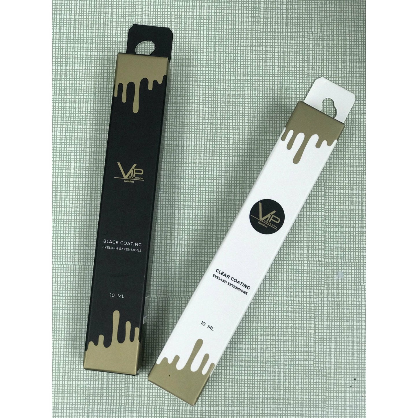 VIP Eyelash Extensions Coating Mascara, Clear & Black, 10mL