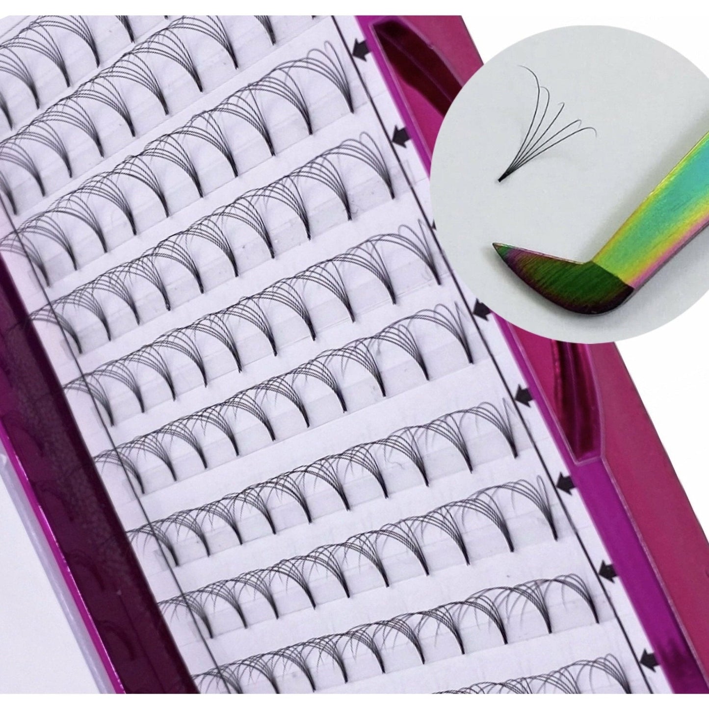 VIP Eyelashes Pre-Fanned Lash Extensions 12 Lines 6D Curl