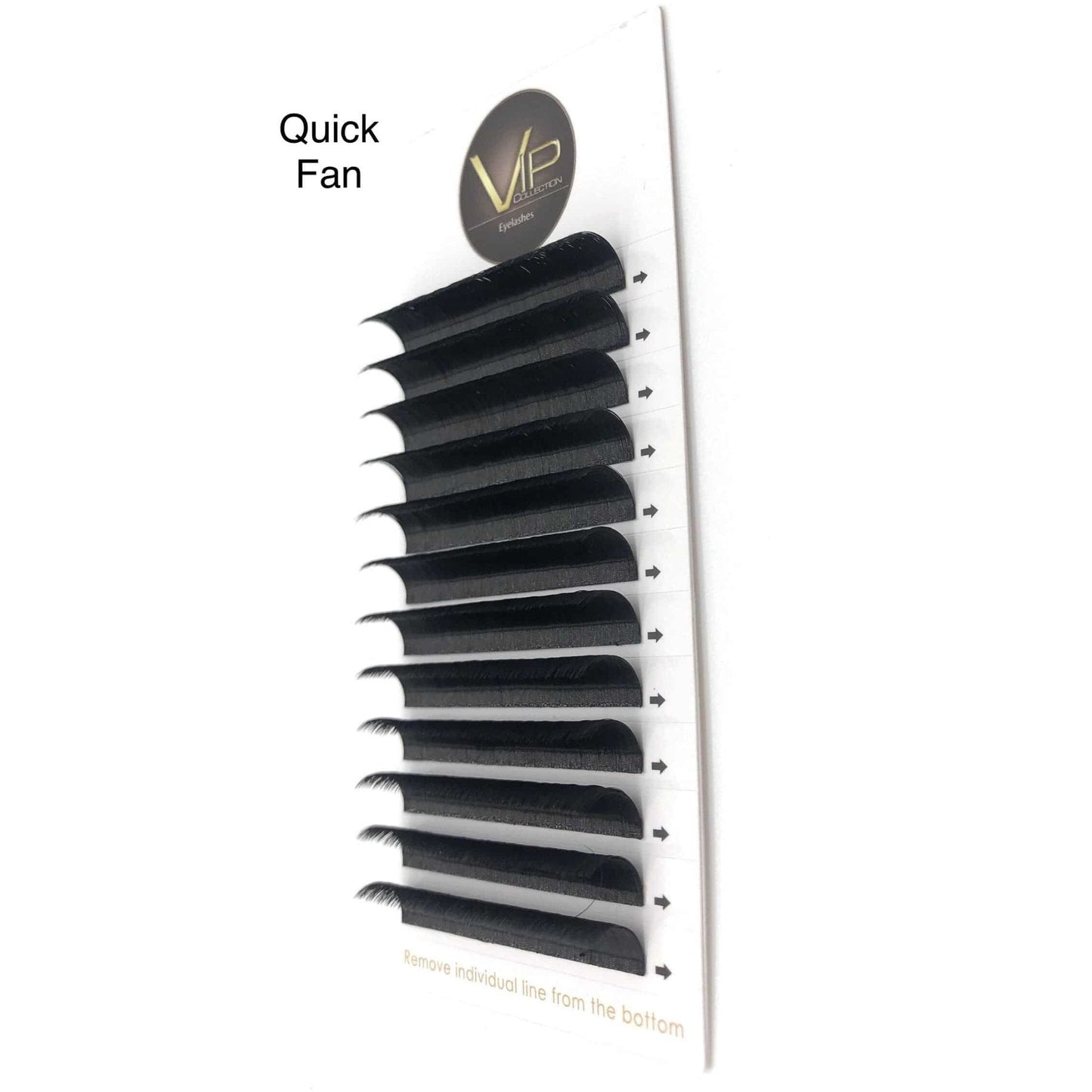 VIP Quick Fan Lash Extensions, 12 Lines 0.07 D Curl